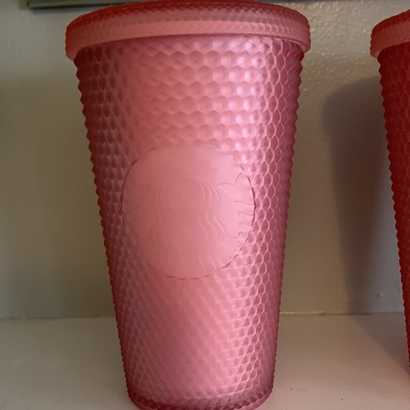 NEW! Starbucks 2022 Pink Studded Tumbler 16oz (Grande) - Picture 2 of 3